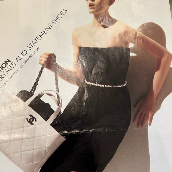 Rare Chanel Pearl Black Leather Belt. - Picture 5 of 5